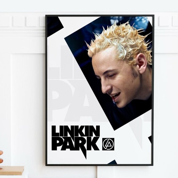 16x20 Linkin Park Rock Star Chester Portrait Oil Painting Art Poster - Picture 3 of 5